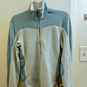 Rare Patagonia Fleece Pullover - Baby Blue Snowflake